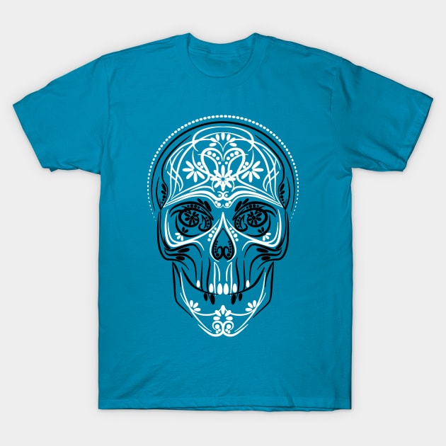 Stylish Scull T-Shirt by goldengallery